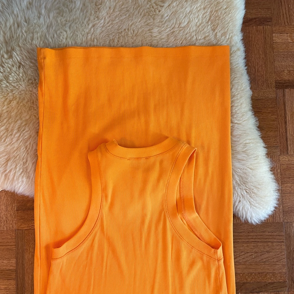 Zara Orange Casual Maxi Dress - Picture 2 of 6